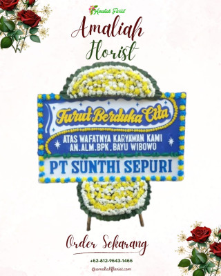 Papan Bunga Duka di Kakaskasen Tiga