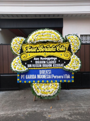 Papan Bunga Duka di Kakaskasen Tiga